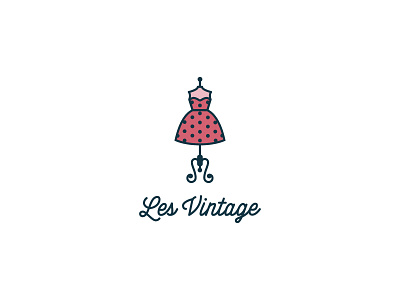 Les Vintage clothes dress fashion retro women