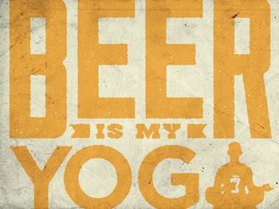 Another Detail beer design identity illustration type yoga