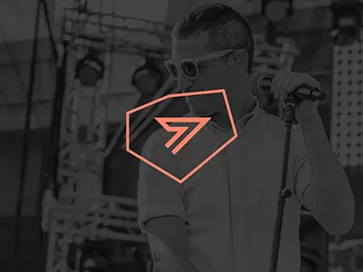 Game 7 shots Icon branding clean game icon logo minimal minimalist photography salmon seven