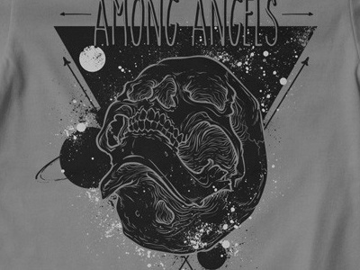 T Shirt Design 1280 angel graphic design illustration skull star t shirt illustration t shirt template universe vector template