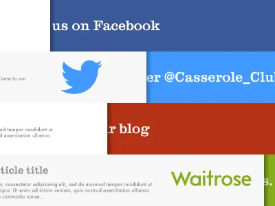 Slidey Buttons buttons facebook slide social twitter