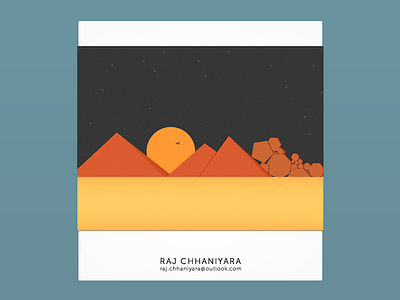 Mountains design flat landscape minimal mountain paper