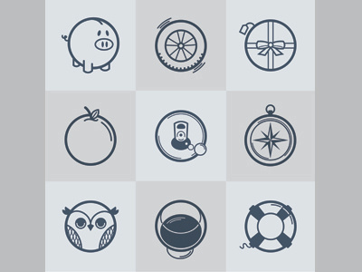 Industry Icons circle clean icon simple