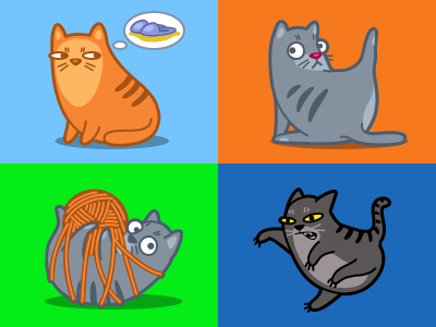 Meow ball cat dream fight icon iconka kitten kitty lick meow pee