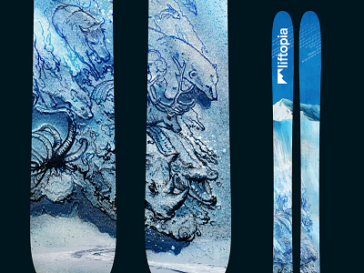 Liftopia Avalanche Skiis avalanche illustration liftopia ski