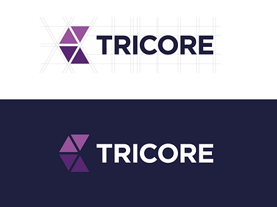 Medical diagnostics branding branding logo medical tricore