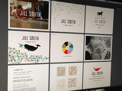 Jill Smith Design Round 1 braizen designer geometric hand drawn handwriting narwhal patterns unicorn whimsical