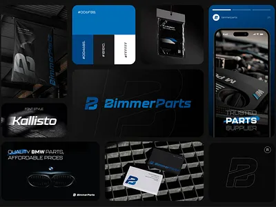 BimmerParts – Brand Identity b logo blue bmw bmw logo branding cars cars logo identity logo logotipai logotype nemokami logotipai pidea presentation visual identity