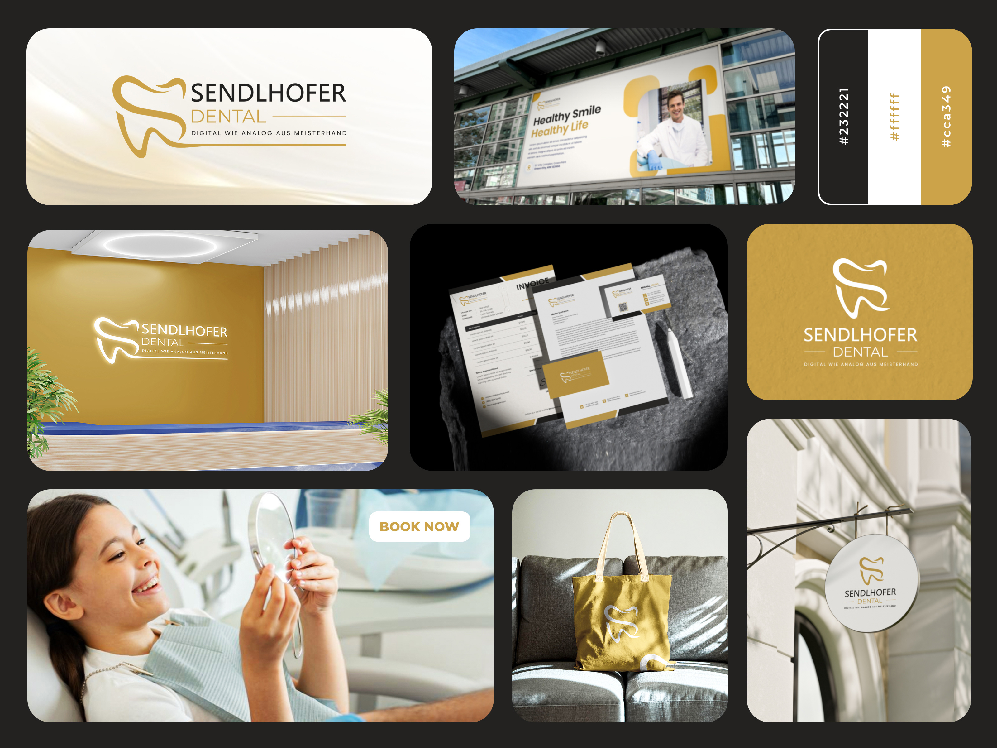 Dental Hospital Wellness Logo Design & Brand Identity and guideline bran identity design brand design brand kit branding clinic logo dental dental logo design graphic design grow hospital logo icon logo logo logo process logodesigner logos medical logo