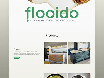 Epoxy Art Concept Presentation Website art art products artwork concept epoxy presentation website