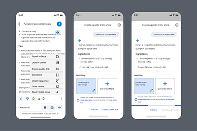 GOOGLE GEMINI~~~Replicated ai artificial intelligence ask google gemini google mobile app replicated ui uiux