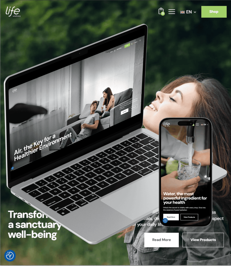 UI/UX Design E-Commerce Shop branding design graphic design landing page ui ux website