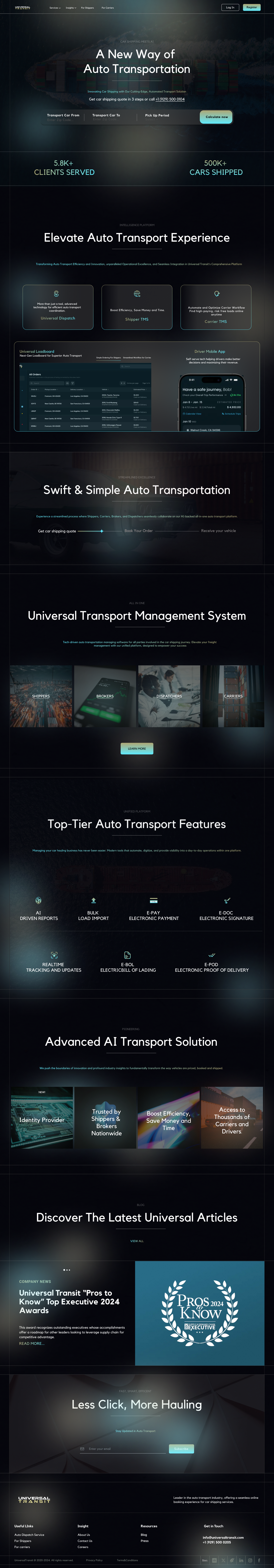 Shipping company landing page concept design landing landing page shipping ui ui design