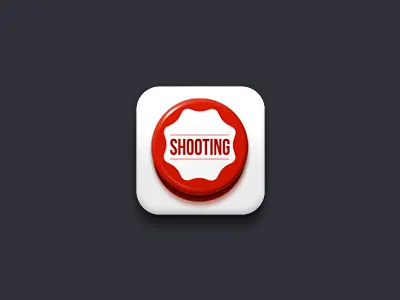 Shooting icon icon symbol