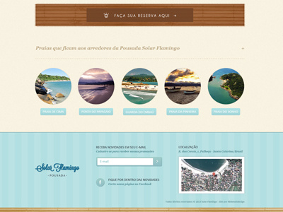 Solar Flamingo Homepage beach blue flamingo home wood