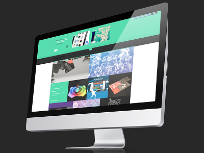 New 2013 personal portfolio clean gallery green layout portfolio social web