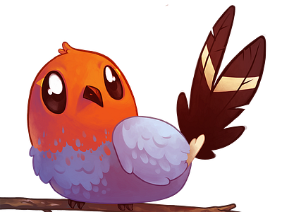 Pokemon X/Y Fletchling fletchling illustration pokemon pokemon x and y robin