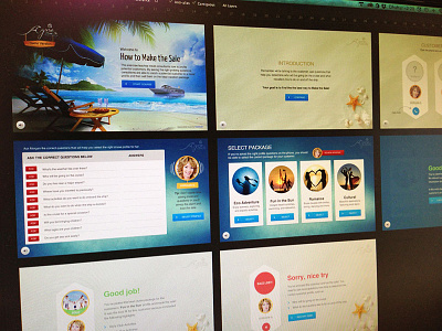 Vacation Theme Course beach course creative direction elearning sales travel vacation vantage path