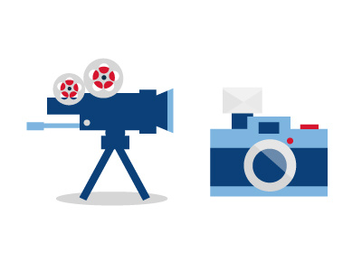 Film camera icons