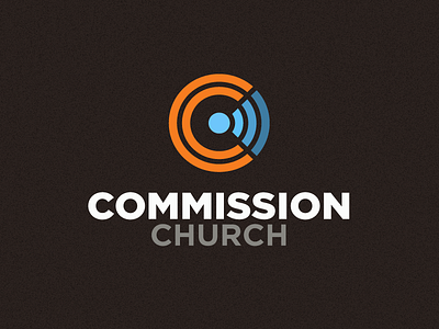 Commission Church Logo church circle commission dark logo