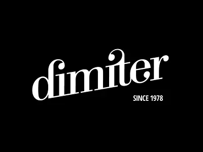 Personal typography experiment – dimiter chadomoto dimiter petrov lettering ligature logo logotype typography wordmark