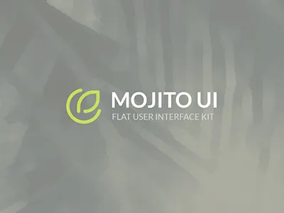 Mojito UI Kit Logo elements flat gui interface kit psd ui ui kit web