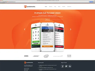 Pocketworks 2.0 header home iphone slider web