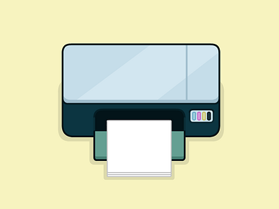 Printer flat printer