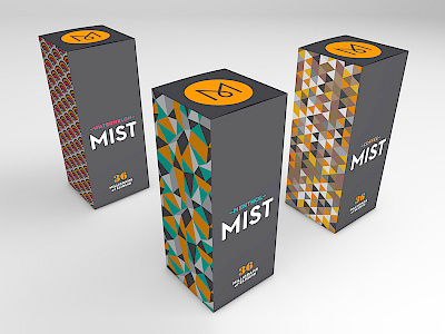 Mist Packaging Concept brand flavours logo packaging pattern