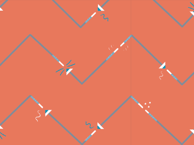 Notebook Pattern, detail geometric pattern pencils