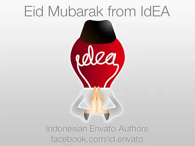 Eid Mubarak branding character design eid envato graphicriver illustration indonesia indonesian envato authors logo themeforest vector