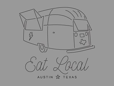 Trailer Food Tuesday - shirt graphic dan grissom design screenprint