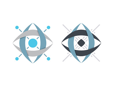 Collusion Logo collusion design eye intersecting eye logo tracking