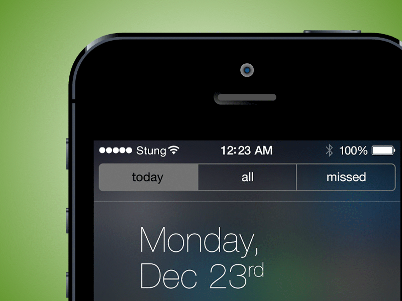 iOS7 Service Animated animation apple cell ios7 iphone iphone 5 mobile service ui ux