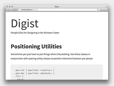 Digist blog css gist source code pro source sans pro web website