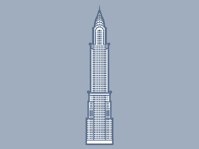 Chrysler building chrysler illustration new york nyc skyscraper