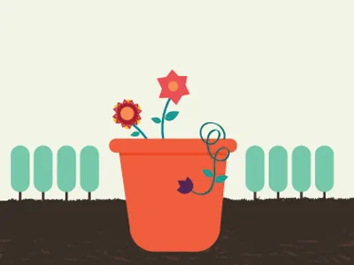 Full Bloom Flowers colorful flowers fun illustration illustrator nature texture vectors