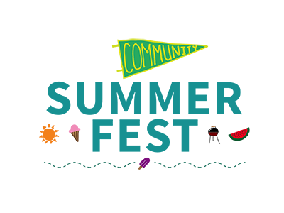 Summer Fest Idea hand drawn ice cream popsicle summer icons sun watermelon