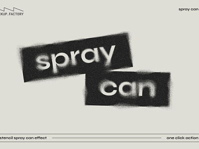 Spray Can | One Click Spray Effect