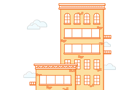 building buildings building city illustration
