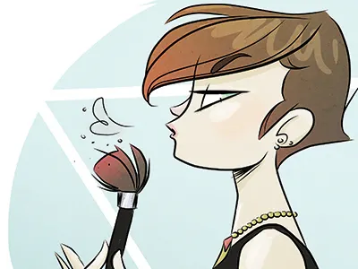 Makeupartist girl illustracion illustration makeup maquillaje sexy woman