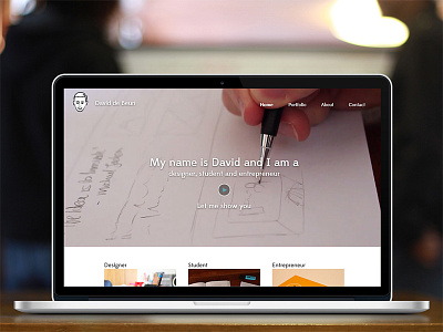 My new portfolio (prototype) clean images minimal portfolio prototype video