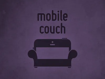 Mark couch iphone logo podcast vector