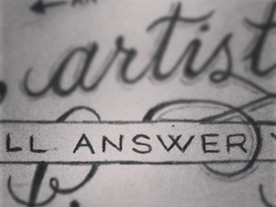 Typography hand lettering sketch type typography