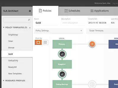 Back It Up clean flat simple tab navigation tabs ui design ux design web app