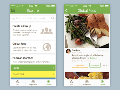 Kale Explore food ios ios 7 kale open sans