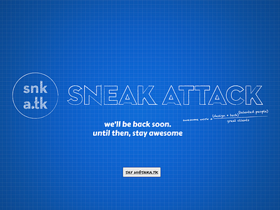 snka.tk brand coming soon launch logo sneakattack team