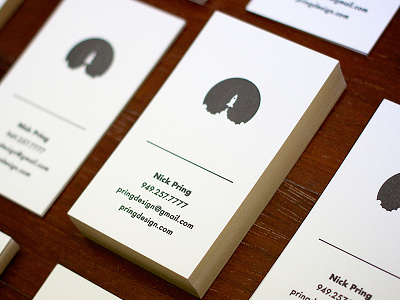 Rocket Letterpress Business Cards business card freelance futura identity letterpress logo minimalistic modern rocket