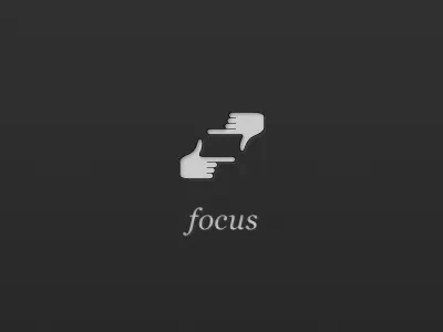 Focus Icon focus focus icon hand hands icon