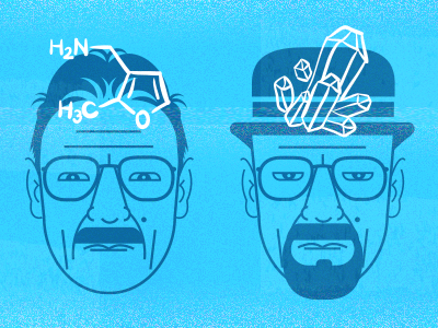 evolution of walter white amc bad bb breaking breakingbad chemistry crystalmeth fanart illustration portrait tv walterwhite